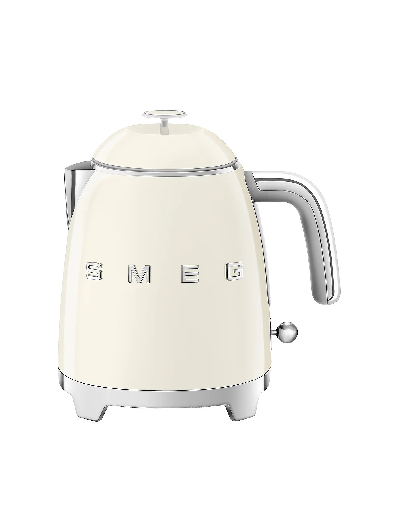 SMEG | Mini-Wasserkocher 0,8l 50s Retro Style Schwarz KLF05BLEU | creme